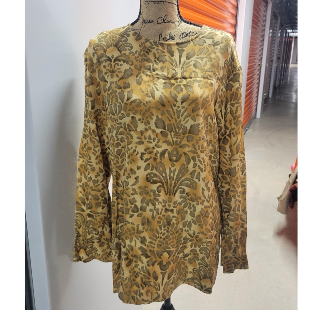 Vintage Caroline Kendrick Silk Tunic Blouse